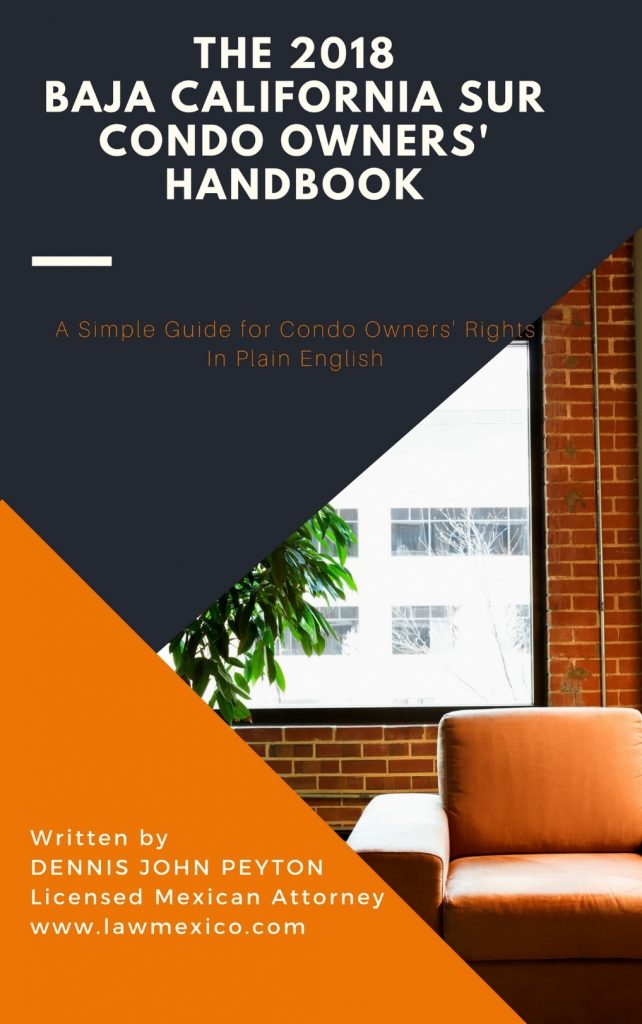 Condo Law in Baja Sur Law Mexico
